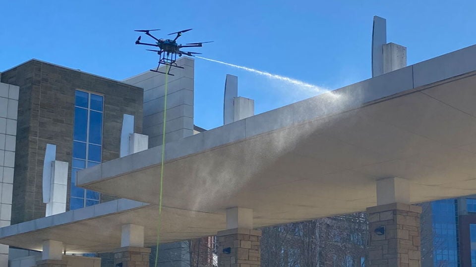 Dış Cephe Temizlik Dronu